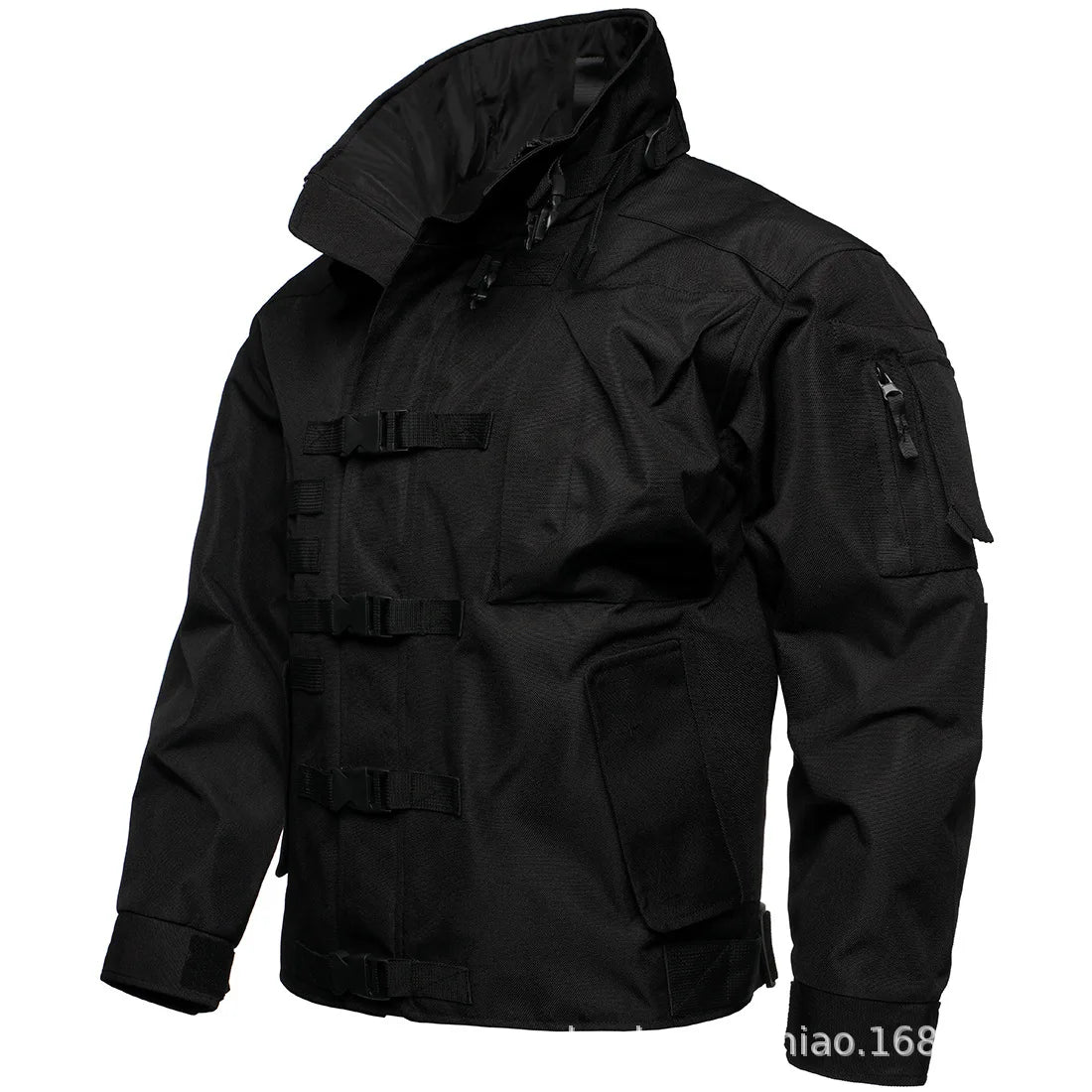 New outdoor windproof imitation water-width jacket functional jacket mountaineering wear-resistant jacket